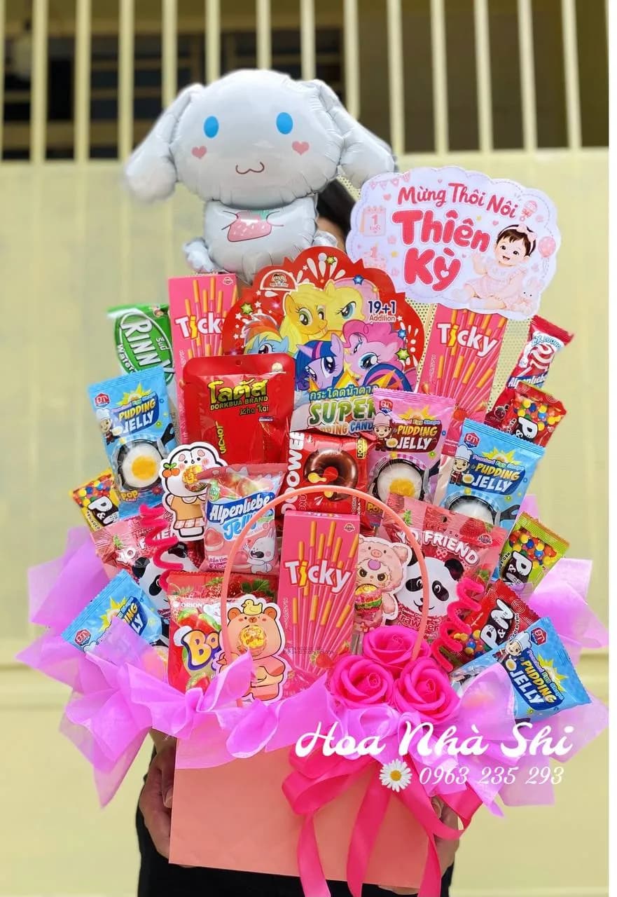 Bó Hoa Bánh Kẹo Sinh Nhật - 088