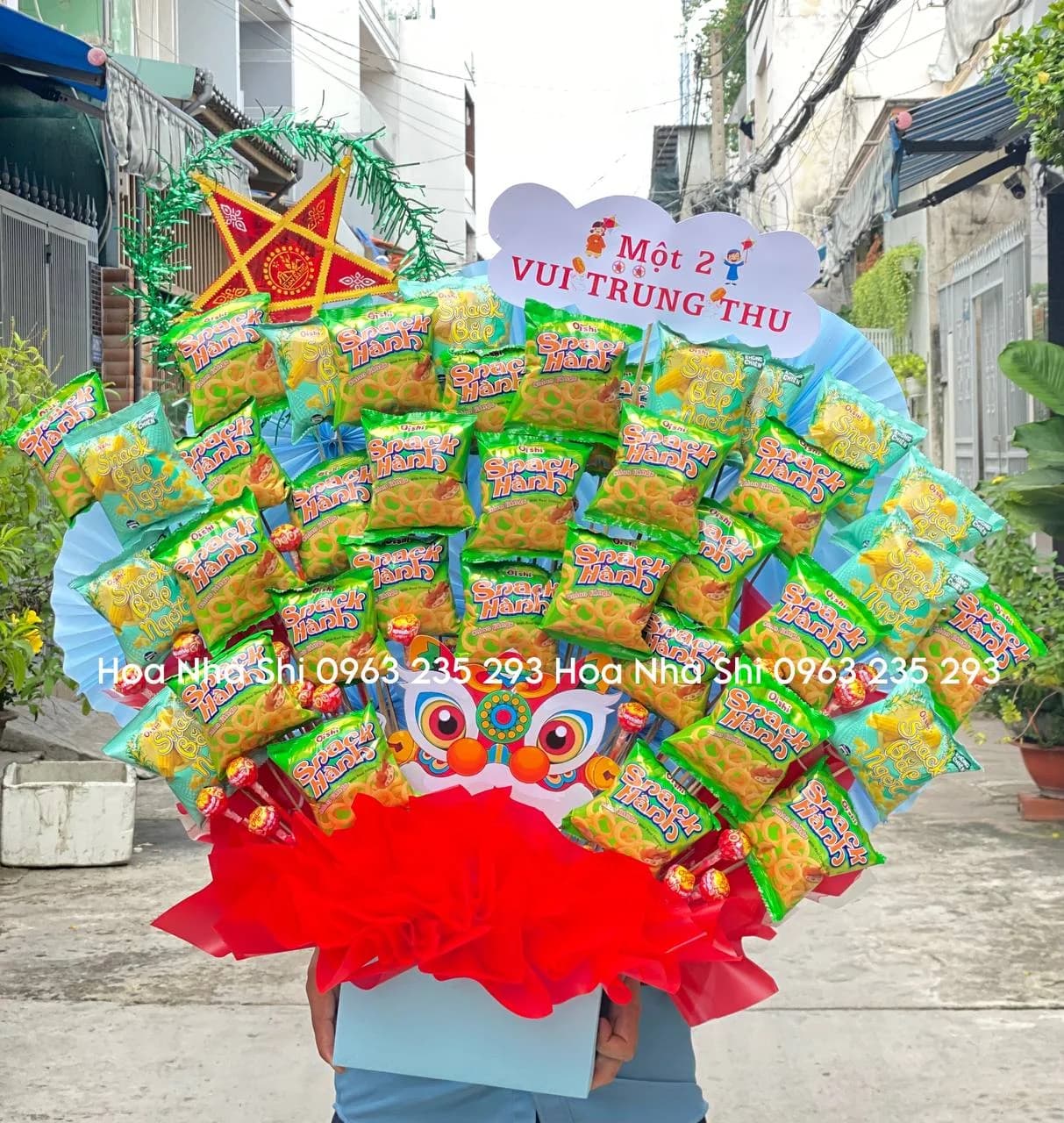 Bó Hoa Bánh Kẹo Trung Thu - 007 — ảnh minh họa