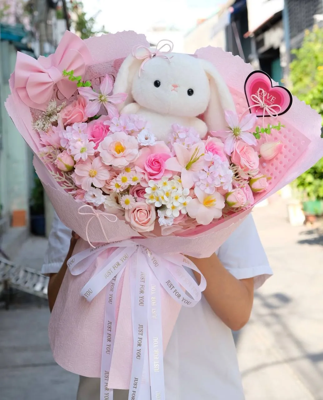 Bó Hoa Sáp Thơm Mix Gấu Bông - 107