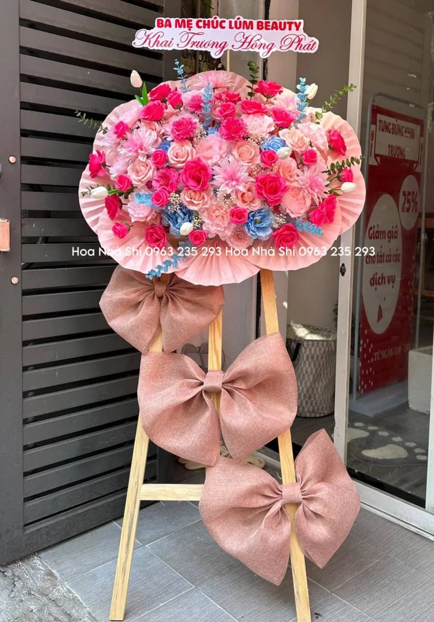 Kệ Hoa Sáp Thơm Khai Trương - 084